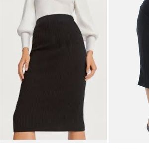 NWT DKNY ribbed pencil skirt